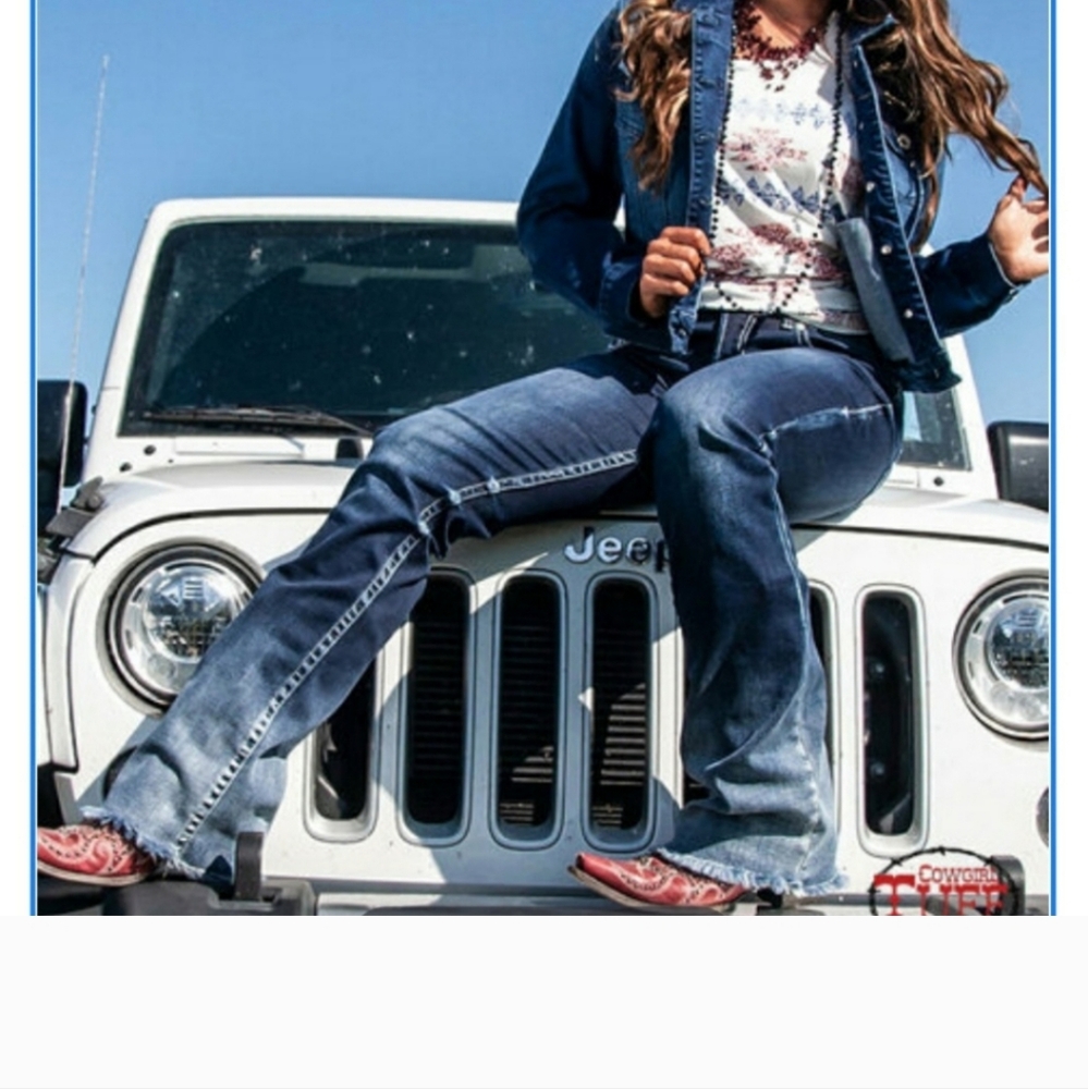 Cowgirl Tuff Take a dip jeans 26x35